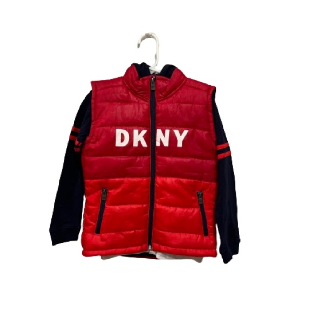 DKNY Boys Vest and Shirt Size 4T